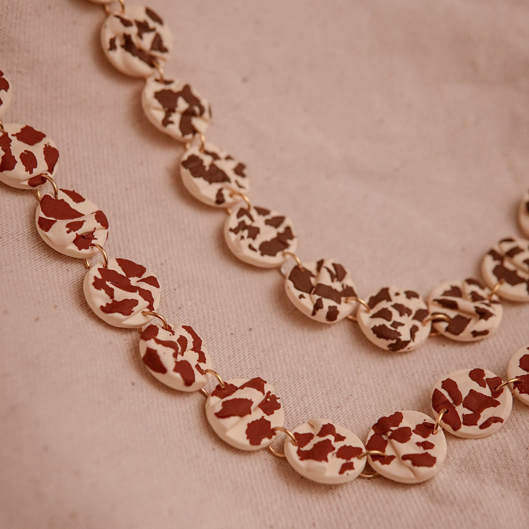 Collar Cow Print