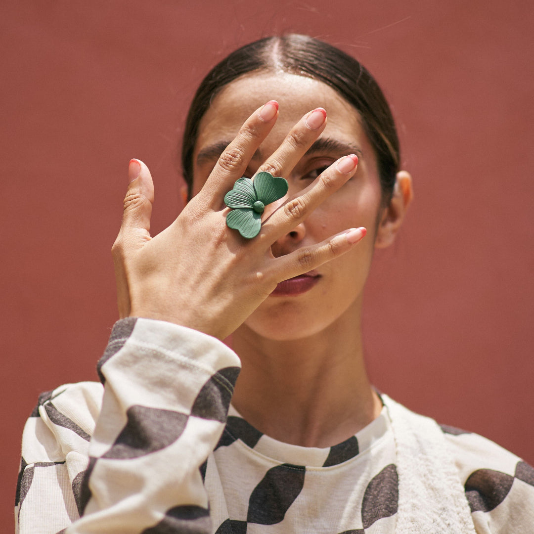 Juego de anillos Corazón de Otoño x2