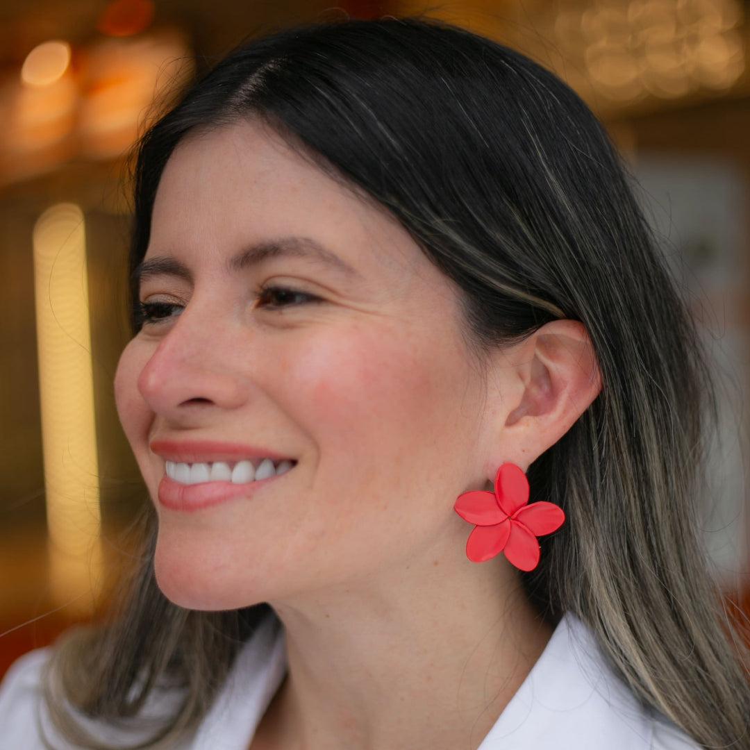 Aretes Flor primavera mini
