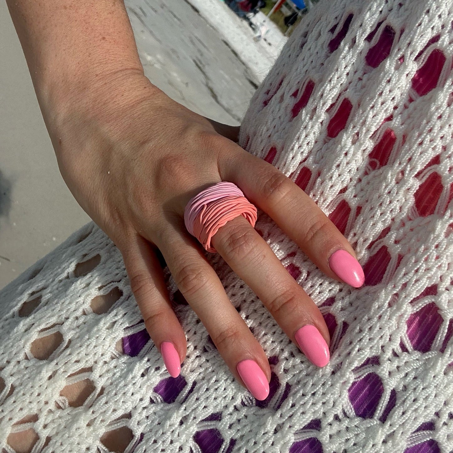 Double Curled Ring