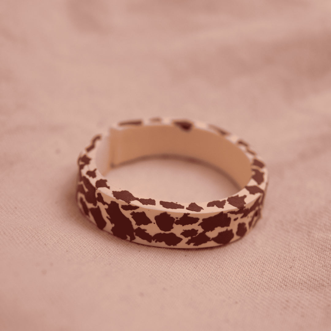 Brazalette plano Cow Print