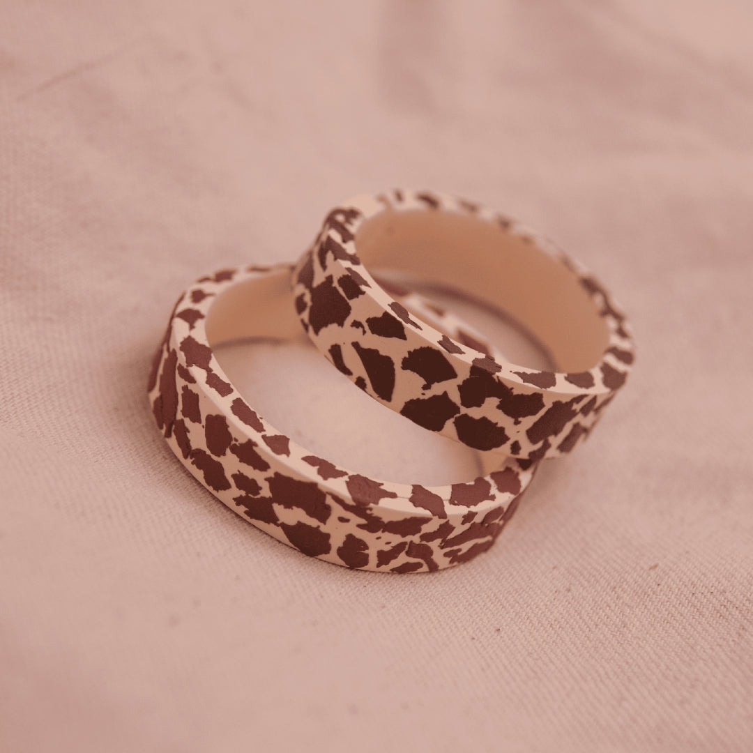 Brazalette plano Cow Print