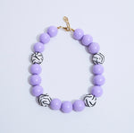 Collar Corazón Rayado