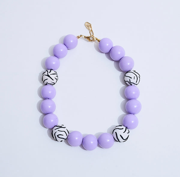 Collar Corazón Rayado