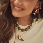 Collar HotDots plateado