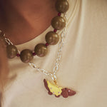 Collar HotDots plateado
