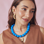 Collar BanaDots Azul Rey