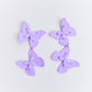 Aretes Alas en Flor Doble