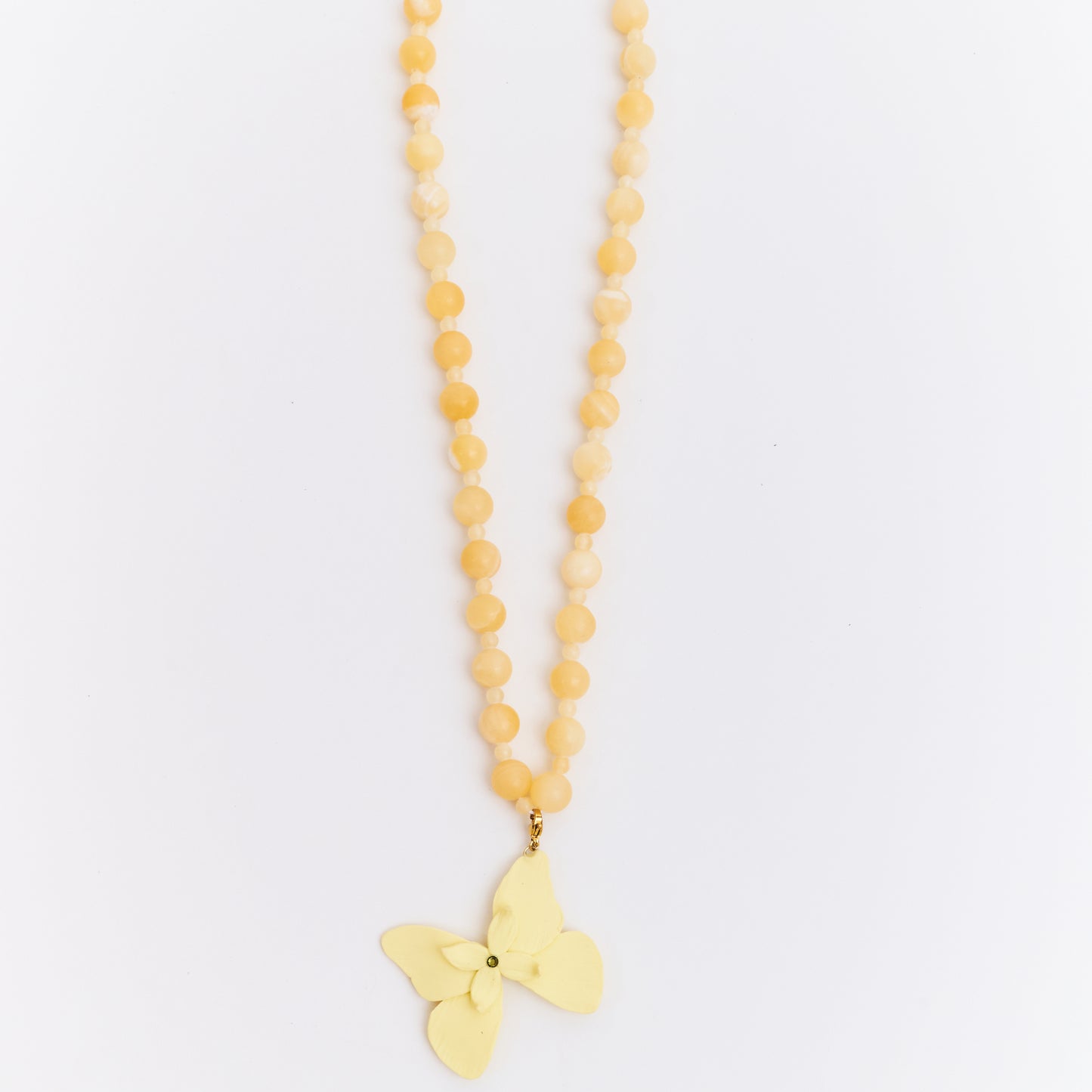 Collar Alas en Flor mini Butter Yellow