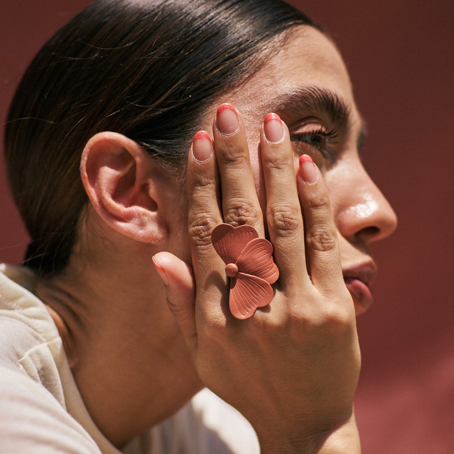 Juego de anillos Corazón de Otoño x2