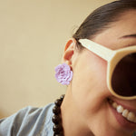 Aretes Rose Maxi