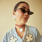 Aretes Rose Maxi