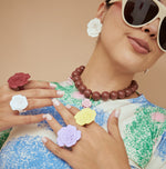 Aretes Rose Maxi