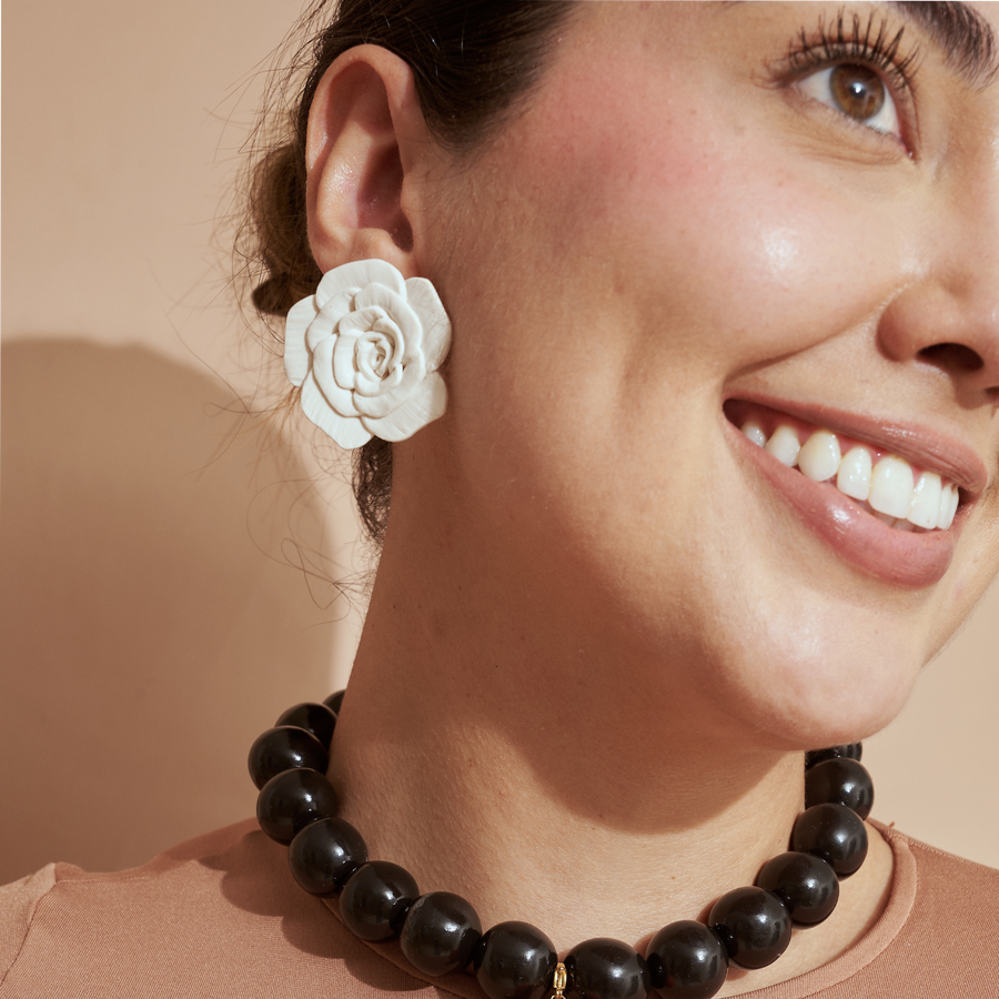 Aretes Rose Maxi