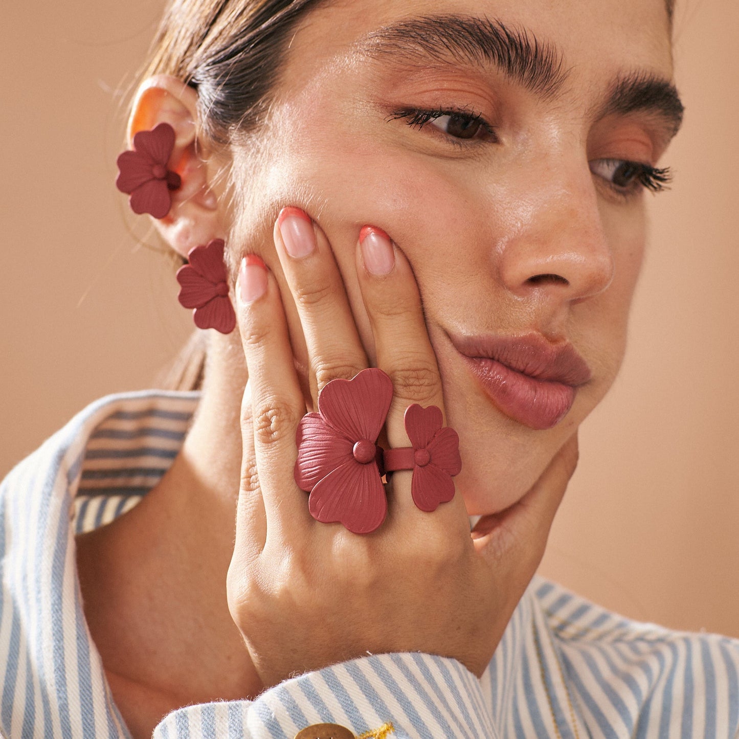 Juego de anillos Corazón de Otoño x2