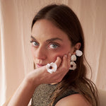 Aretes Lucié Petalo Doble