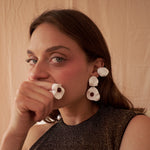 Aretes Lucié Petalo Doble