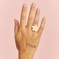 Anillo Flor de Ocobo Mini