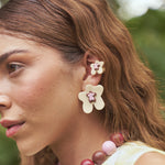 Aretes Flor de Jengibre Maxi