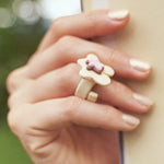 Anillo Flor de Jengibre Mini