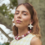 Aretes Flor de Navidad Maxi