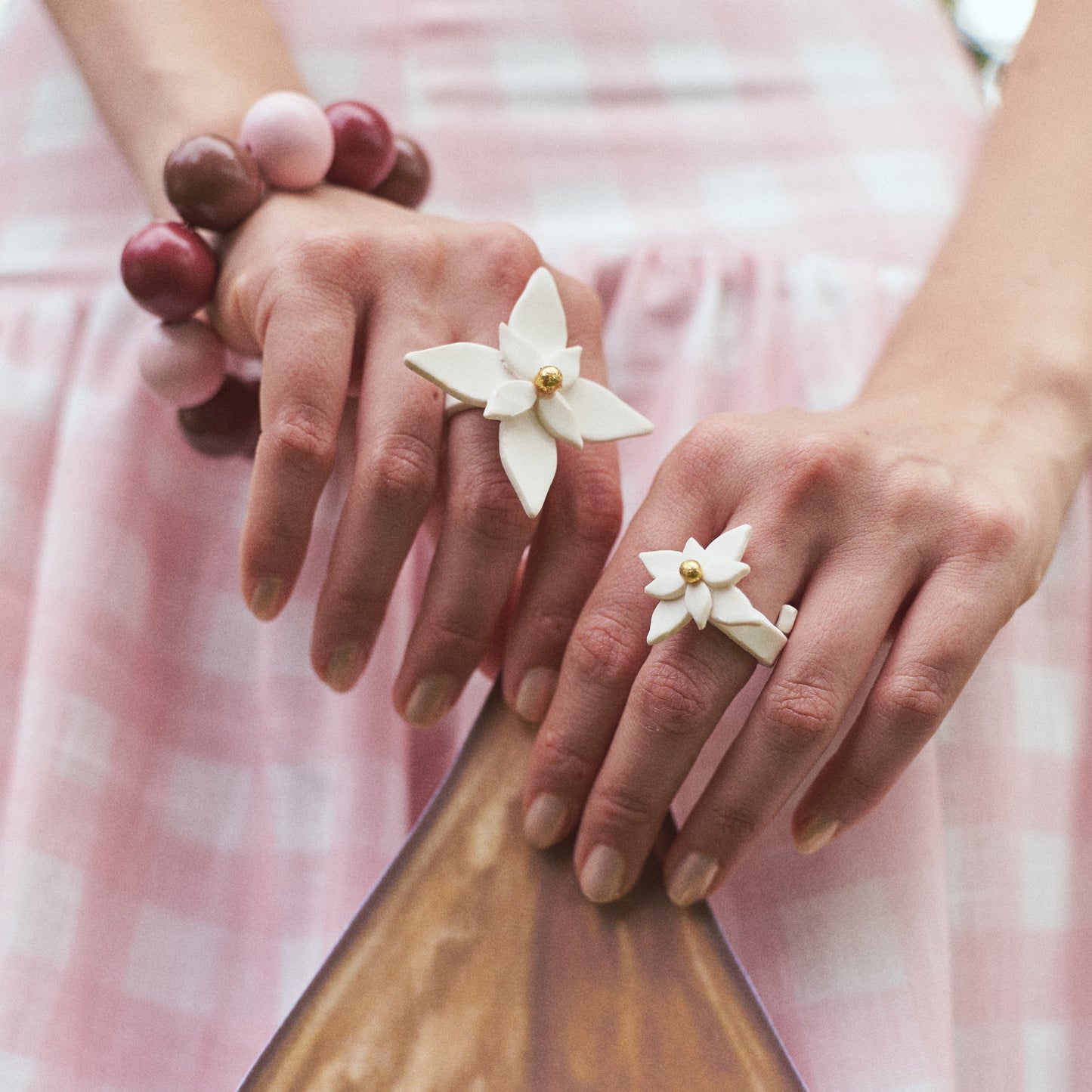 Anillo Flor de Navidad Maxi