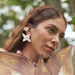 Aretes Flor de Navidad Maxi