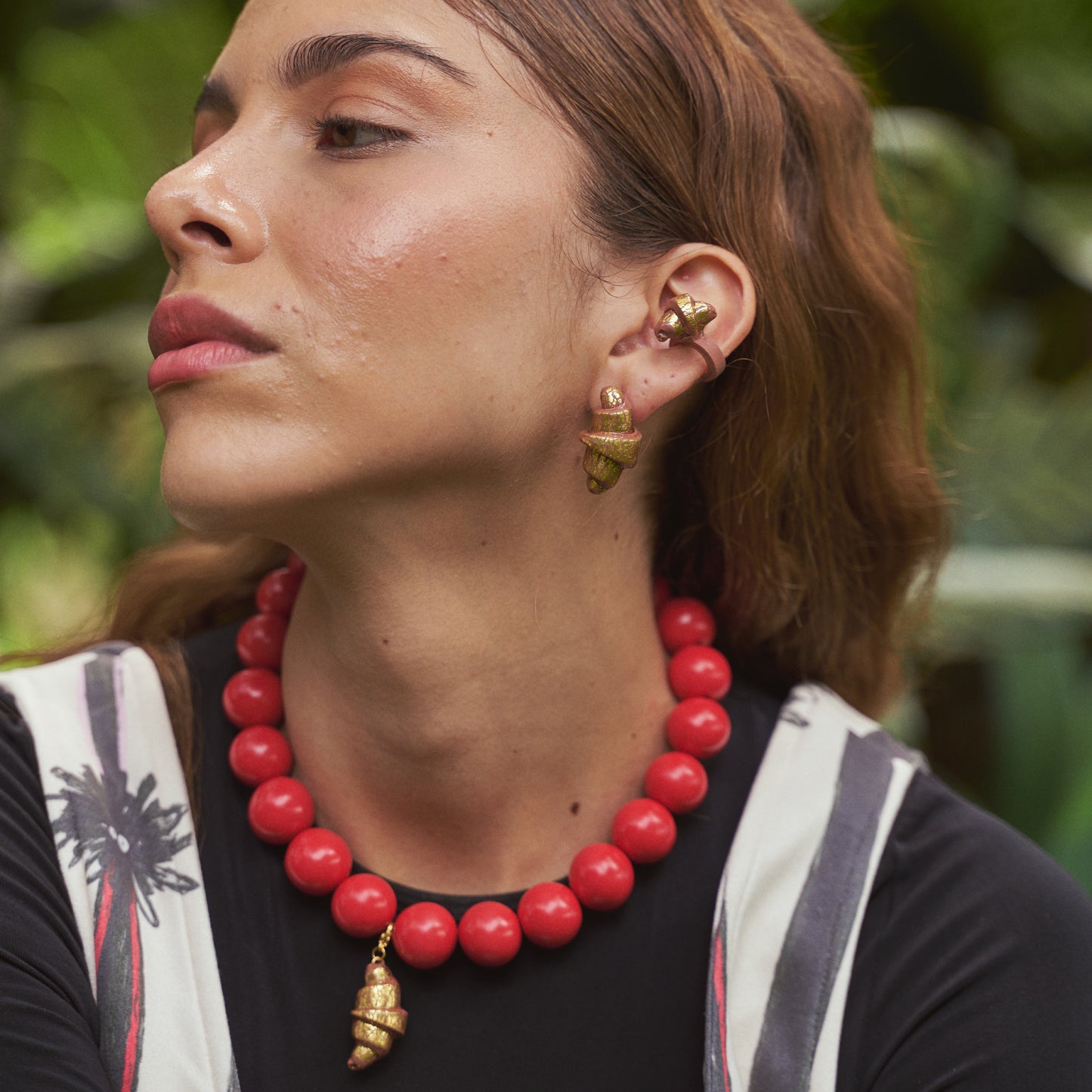 Collar Croissant de Navidad