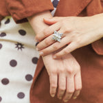 Anillo Flor de Navidad Mini
