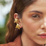 Aretes Flor de Navidad Mini