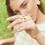 Anillo Flor de Jengibre Mini