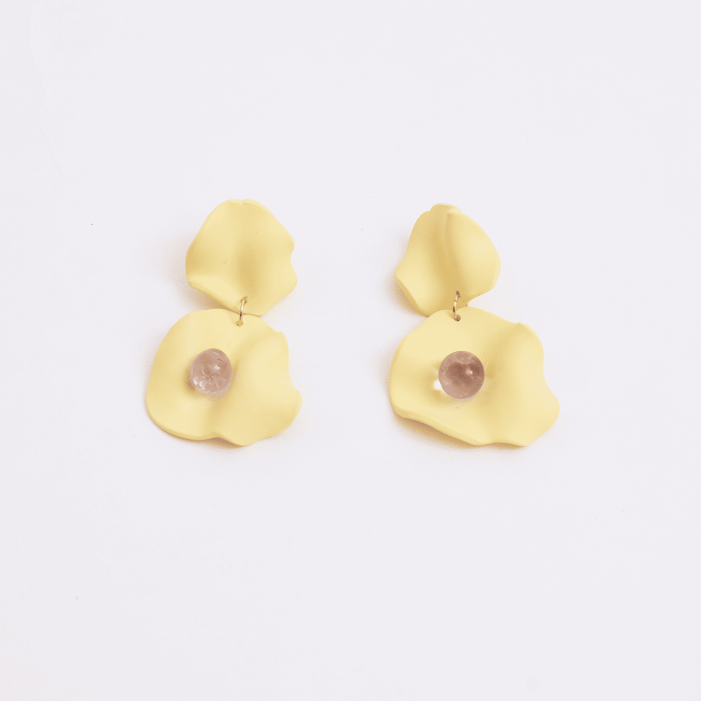 Aretes Lucié Petalo Doble