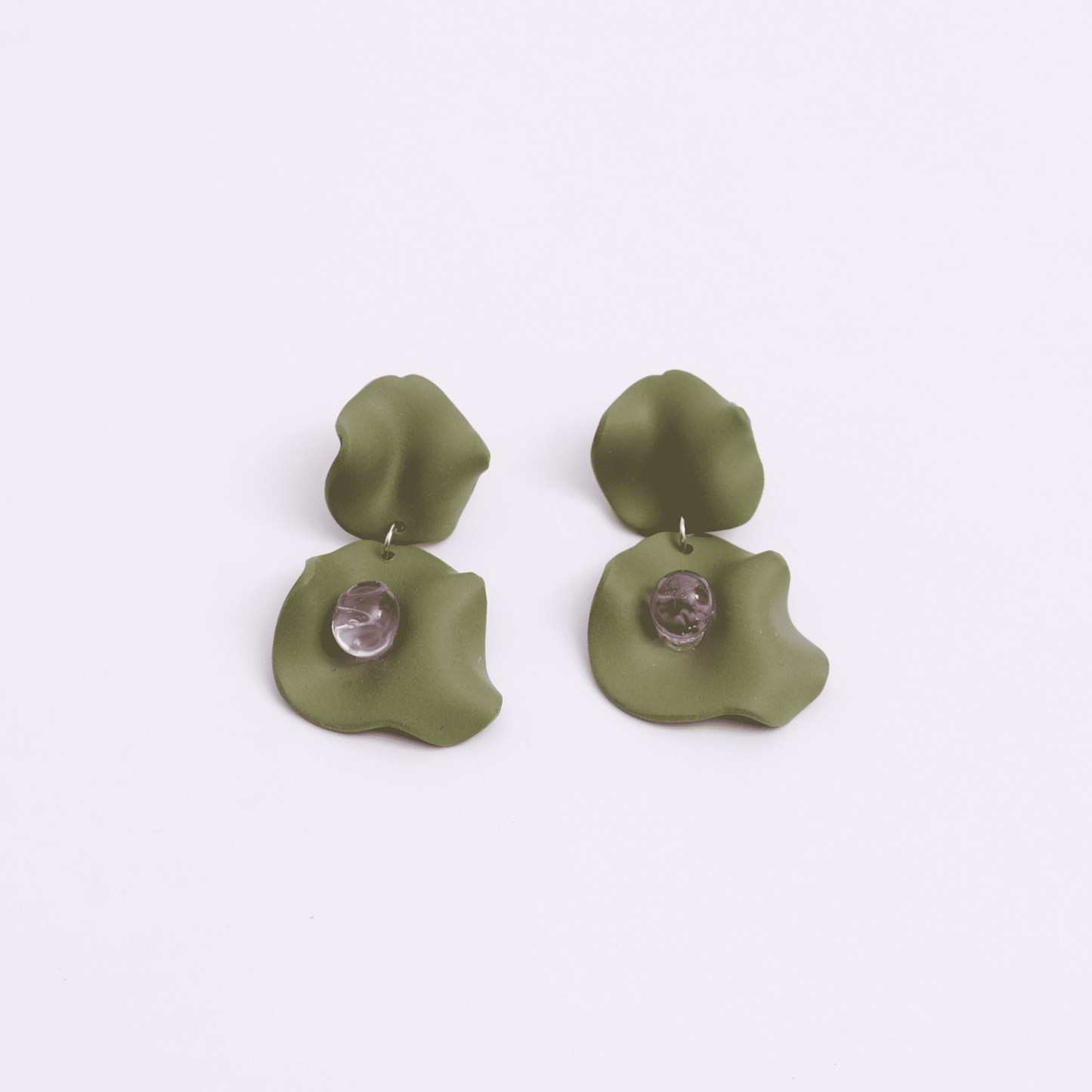 Aretes Lucié Petalo Doble