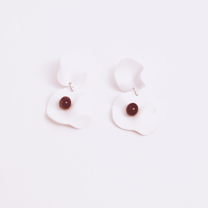 Aretes Lucié Petalo Doble