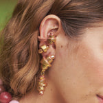 Aretes Croissant largos