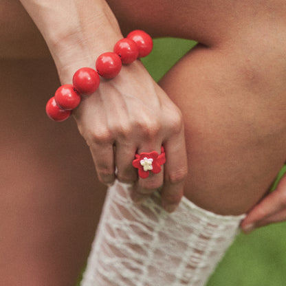 Anillo Flor de Jengibre Mini