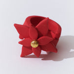 Anillo Flor de Navidad Mini