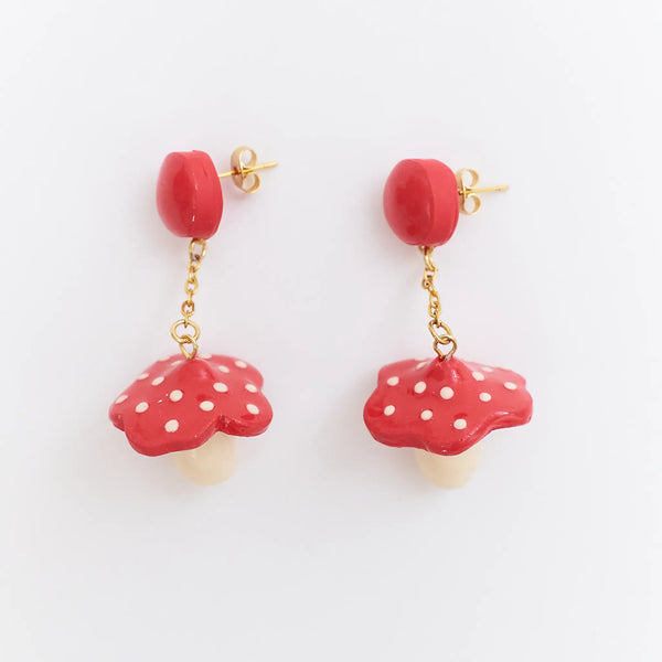 Aretes Hongos Mini