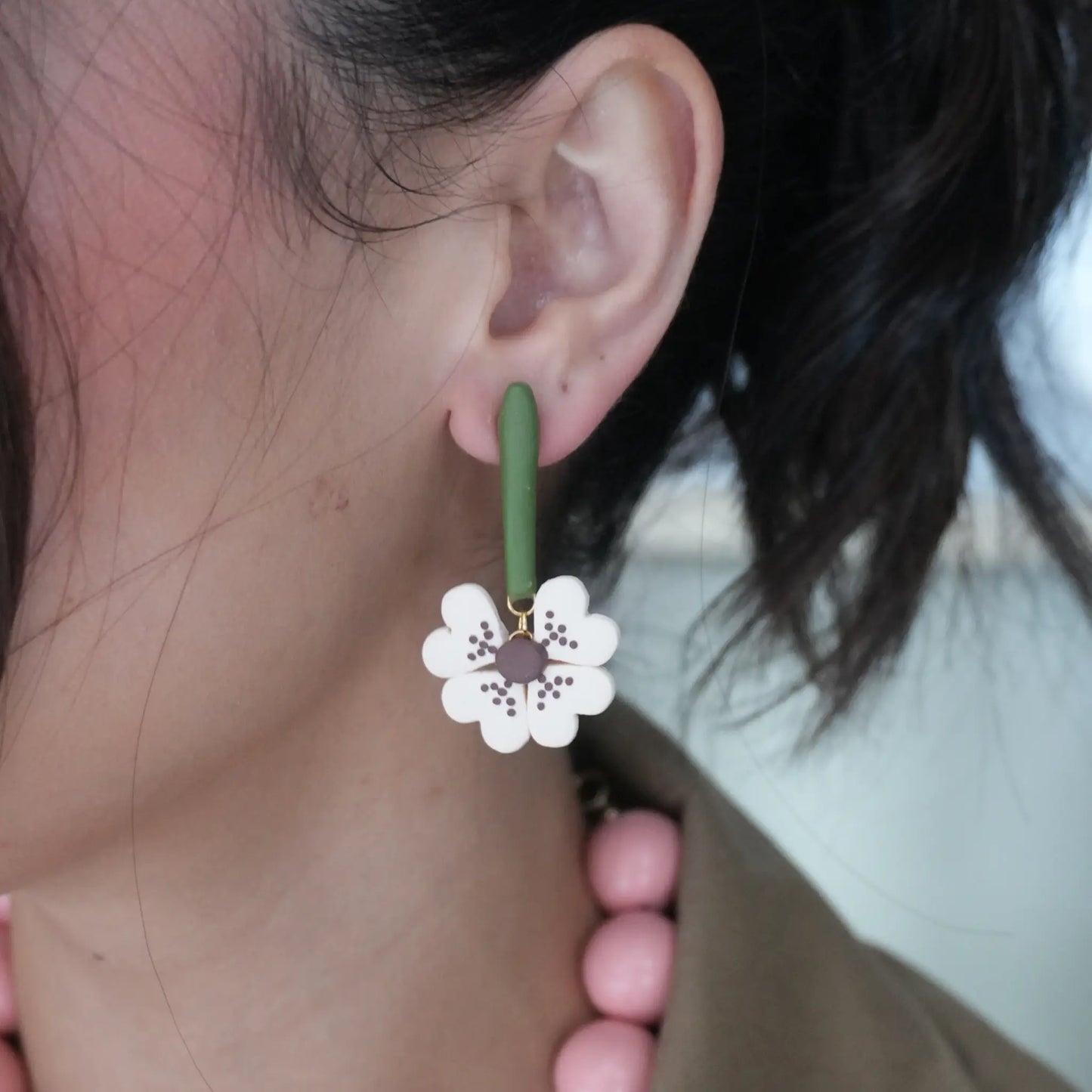 Aretes Trebol de la Suerte Mini