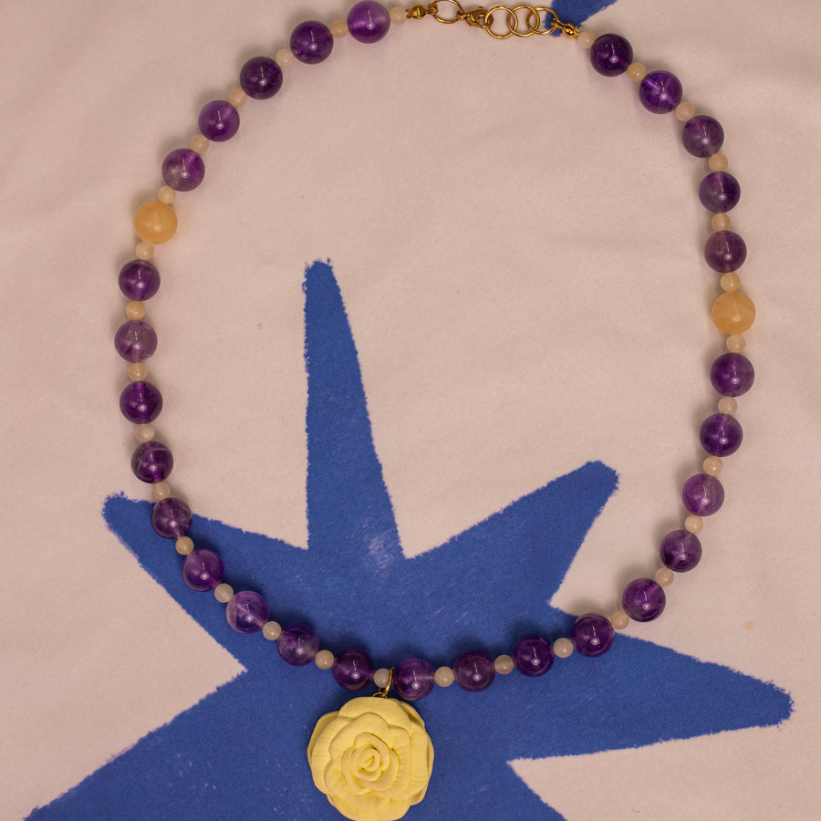 Collar Uva amarilla