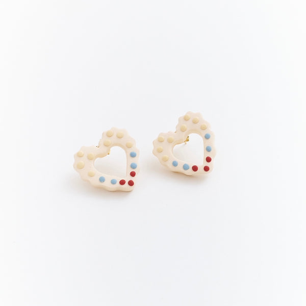 Aretes Latidots tricolor mini