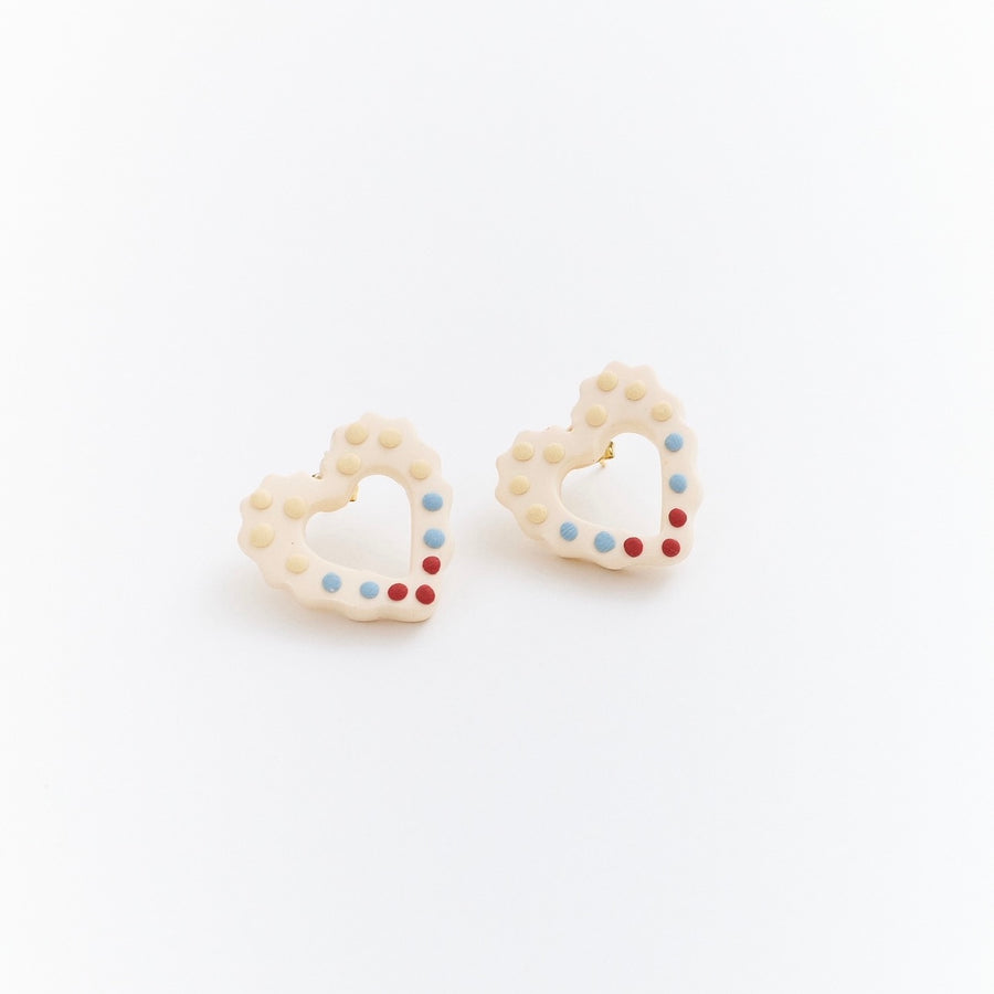 Aretes Latidots tricolor mini