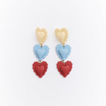 Aretes Latidos tricolor