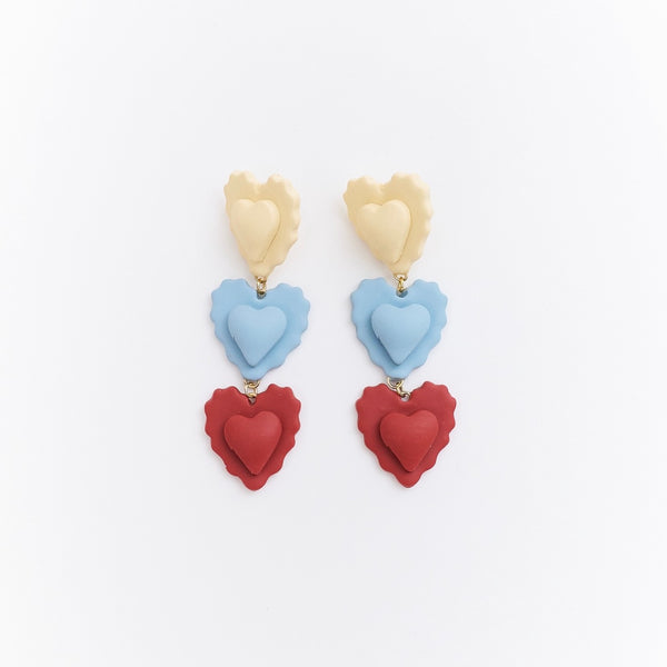 Aretes Latidos tricolor