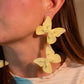 Aretes Alas en Flor Doble