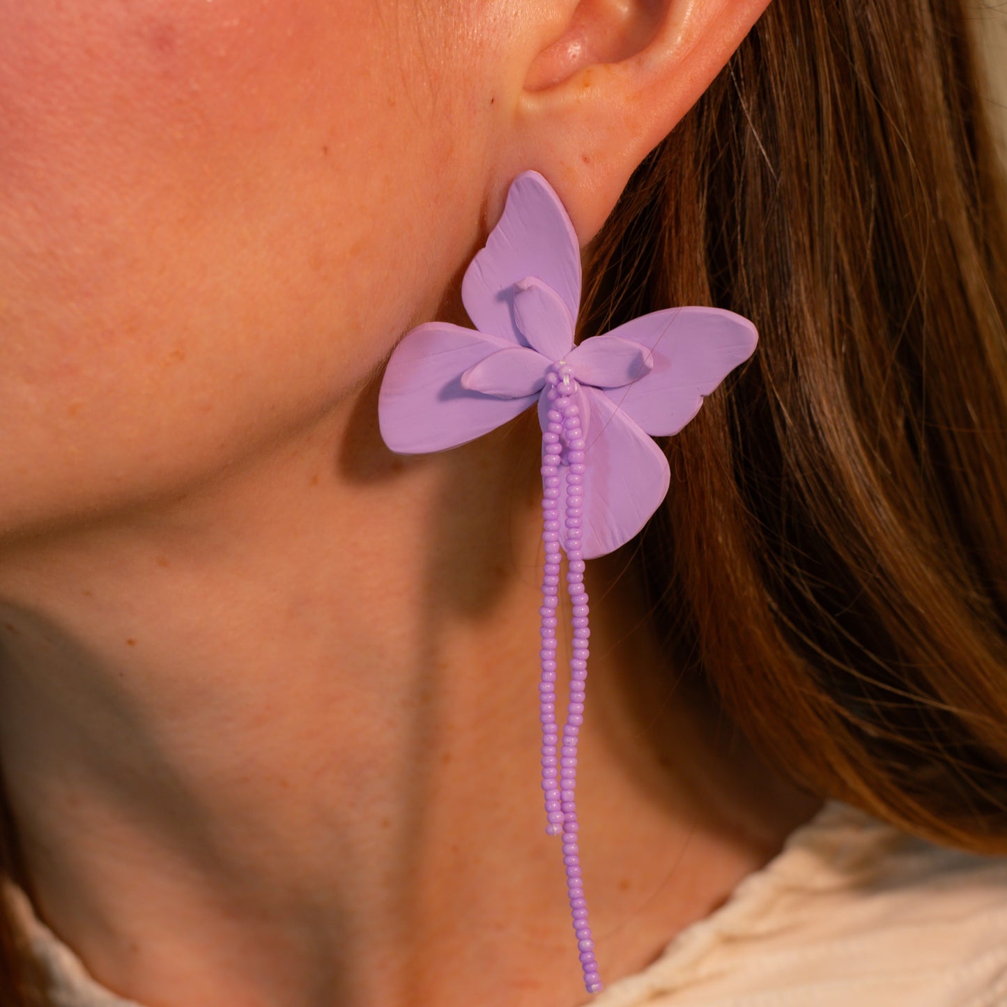 Aretes Alas en Flor