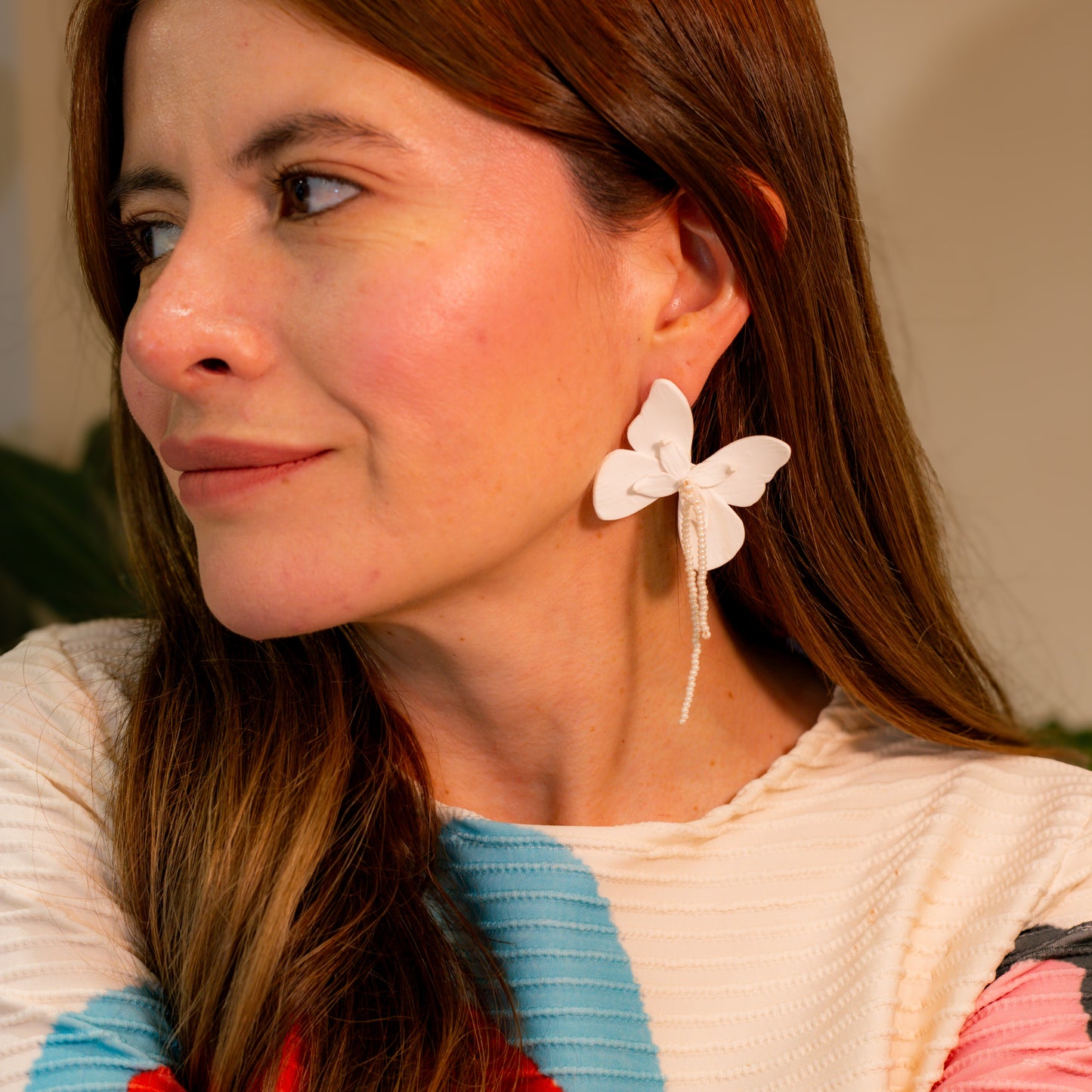 Aretes Alas en Flor