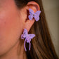 Aretes Alas en Flor Mini