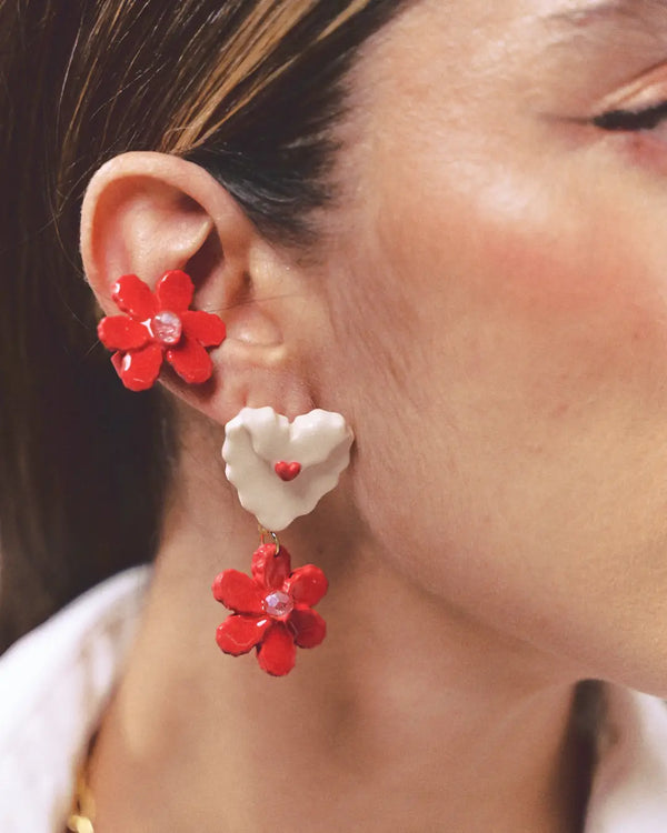 Aretes Posdata Flor