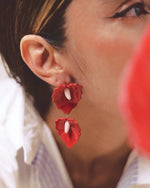 Aretes Anturia Querida Doble
